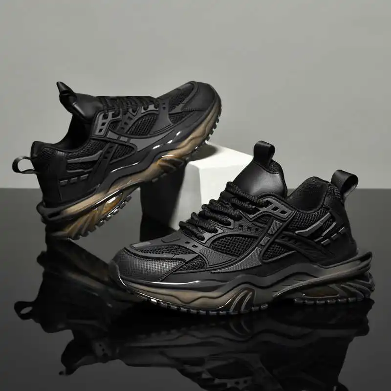 

Мужские кроссовки Plateforme с отверстиями, милая повседневная уличная обувь, теннисная спортивная обувь в стиле ретро, оригинальные лоферы, эстетичная обувь