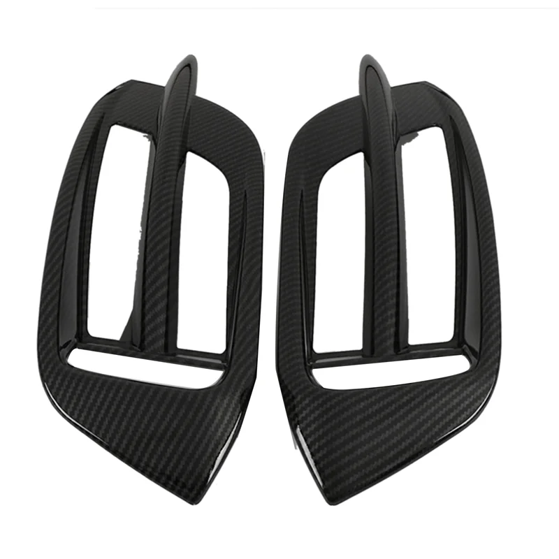 

1Pair Lamp Cover Trim For Honda Civic 10Th 2016-2019 Fog Lamp Frame ABS Carbon Fiber