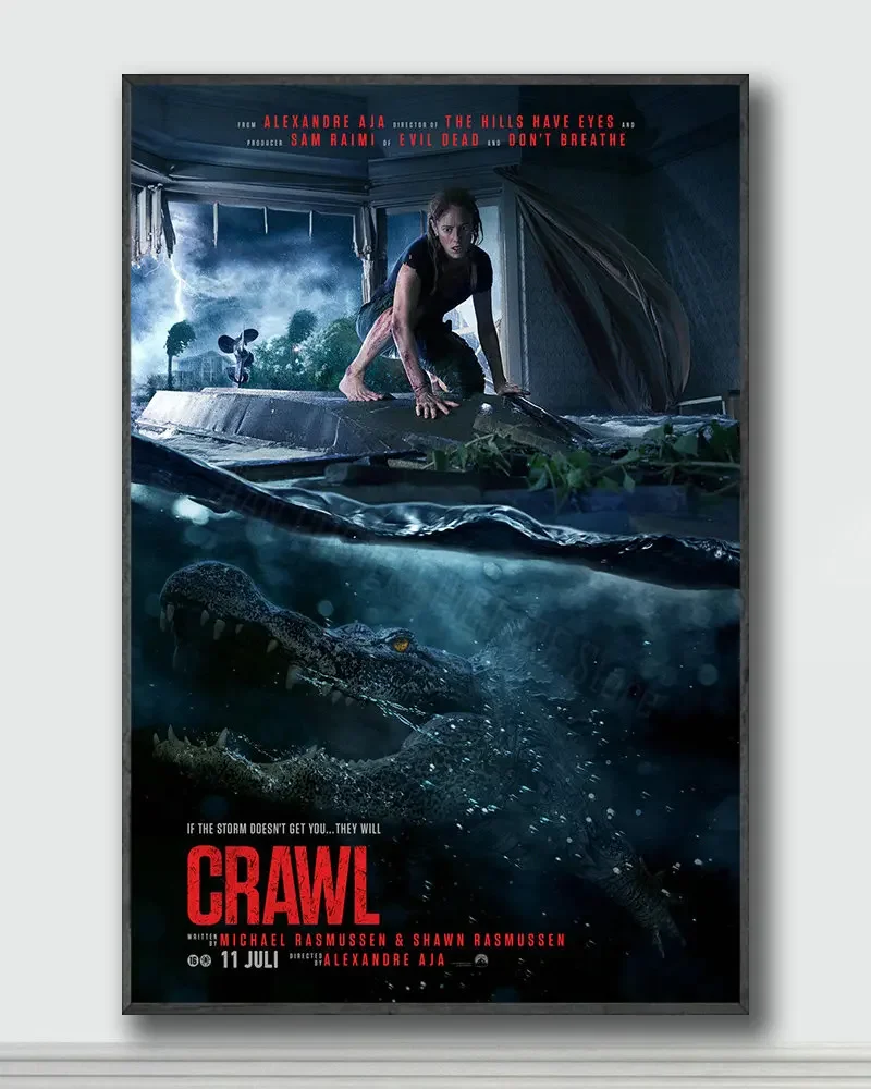NJ057 Crawl Movie 1 Silk Posters and Prints wall art Art Poster Home Decor