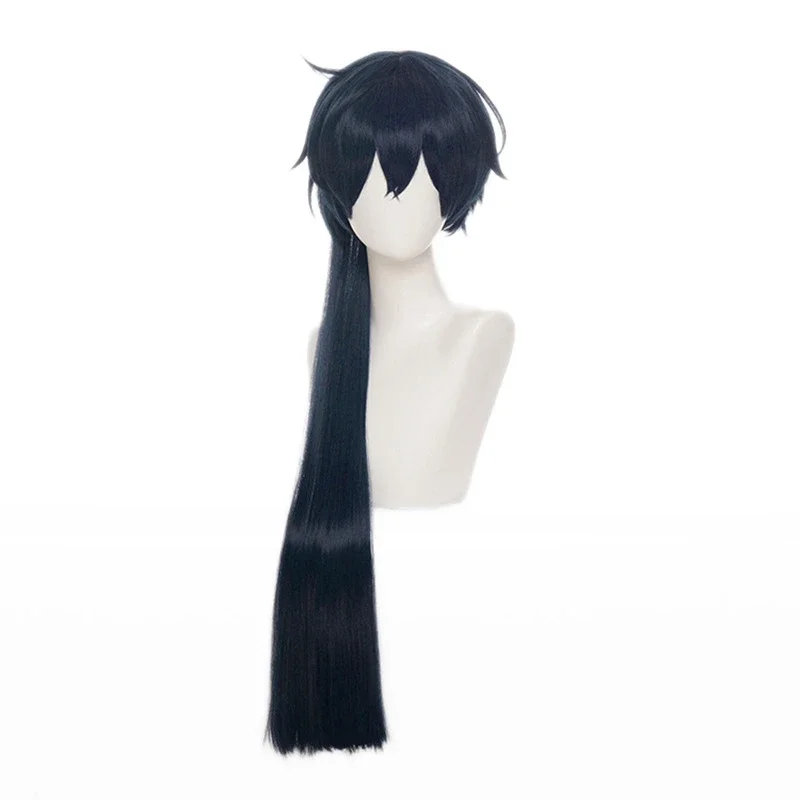 

Anime The Case Study of Vanitas Cosplay Wig Vanitas No Karte Dark Blue Heat Resistant Fiber Hair Wig