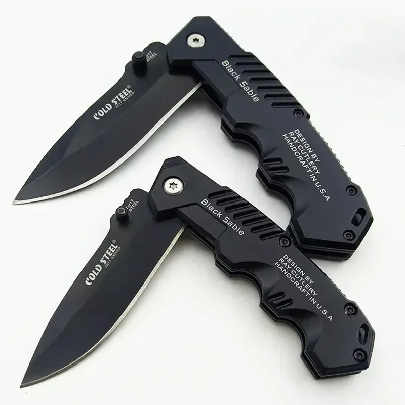 Folding Knife High hardnessTactical Survival Knife- Outdoor Self-defense Knife-Hiking Hunting Pocket Knife- Camping EDC Tool