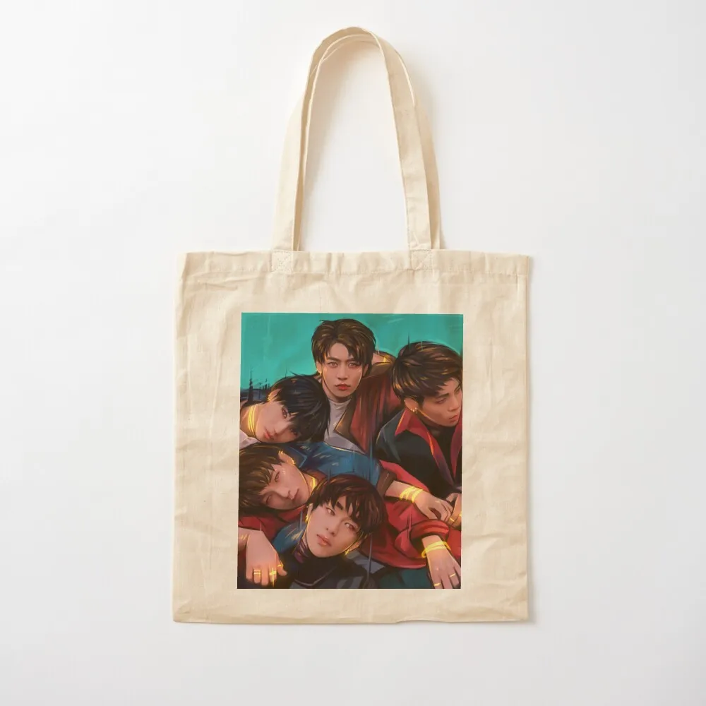 5HINee Tote Bag shopping bags foldable Big bag canvas tote bag large tote