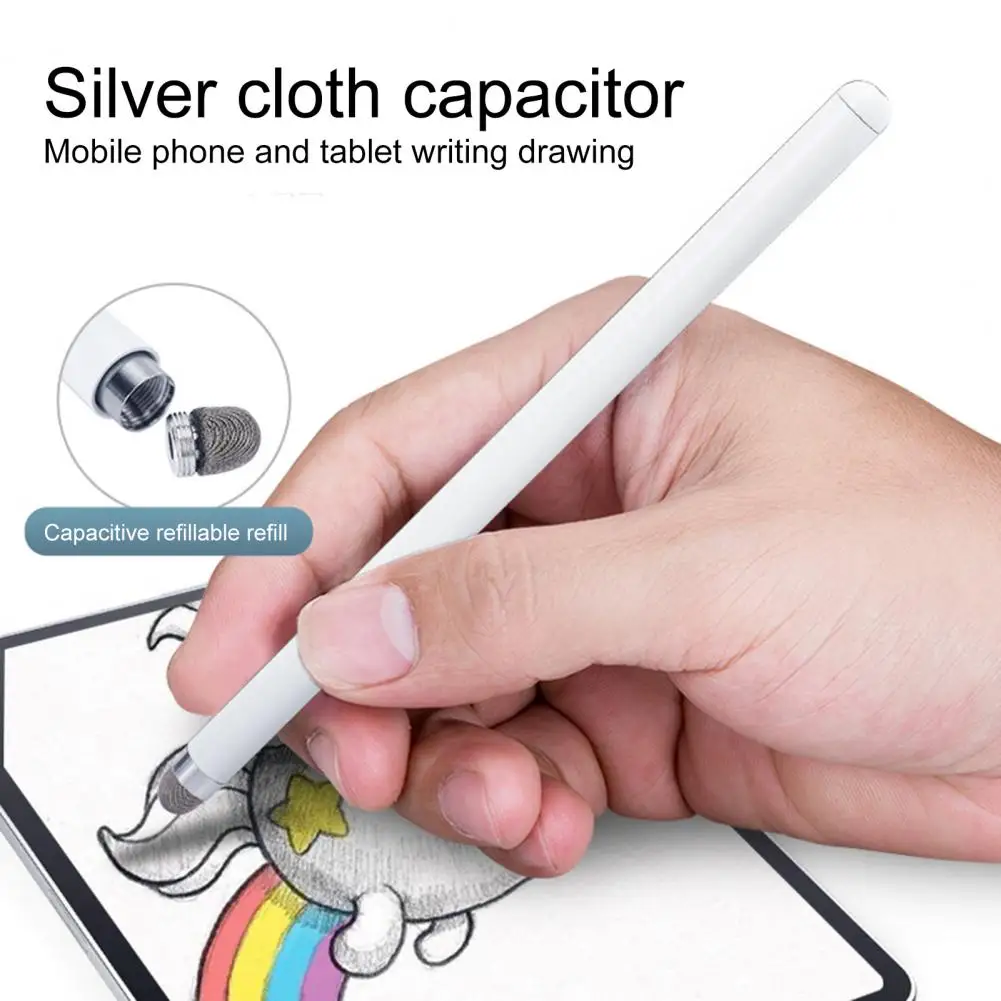 Stylus Universal Anti-rolling Double Head Smooth Writing Anti-scratch Professional Magnetic Capacitive Drawing Pen for iOS for A