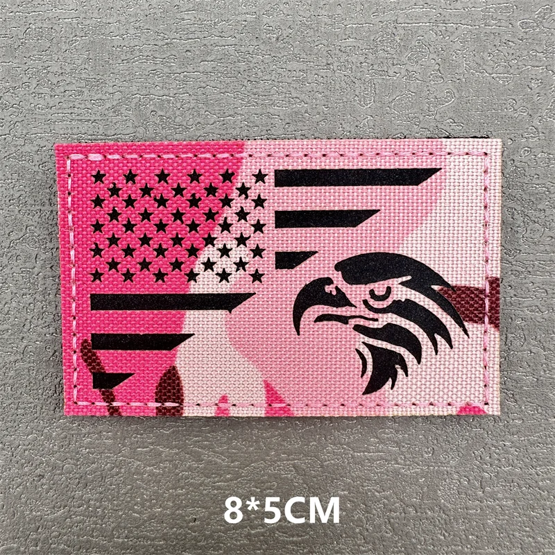 1 قطعة رقعة العلم الأمريكي الوردي/علم سويسرا الولايات المعنويات العسكرية بقع مجموعة للقبعات والحقائب وحقائب الظهر والسترة التكتيكية ،