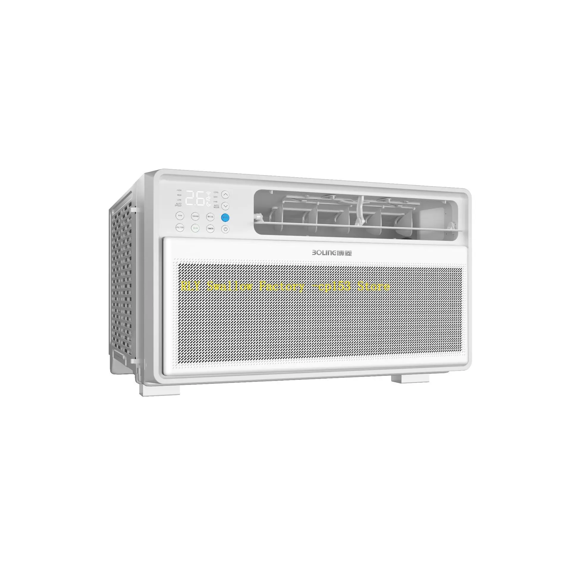 Window type large 1.5-horse single-cooled mobile air conditioner household engineering Mill portable integrated