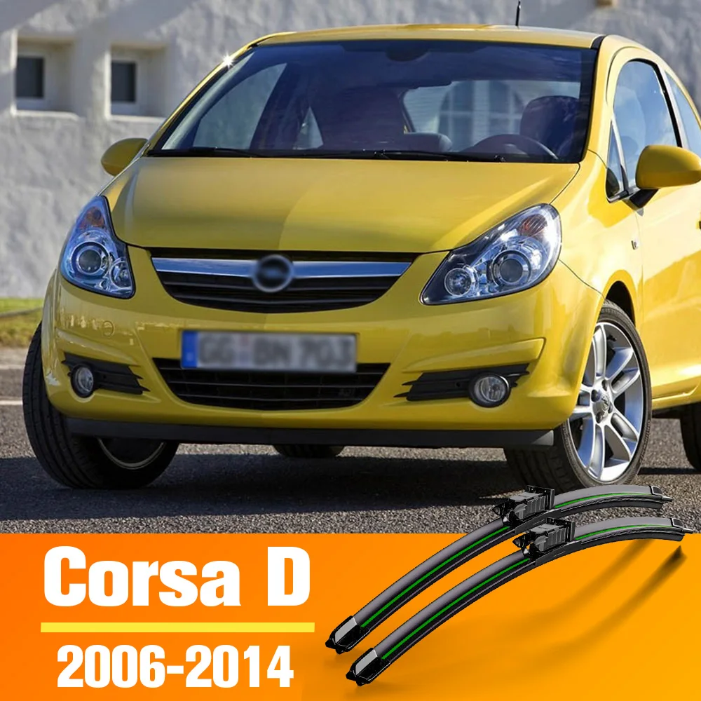 Wiper Front Wiper Blades For Opel Corsa D 2006-2014 2007 2008 2009 Windshield Windscreen Front Window 26\