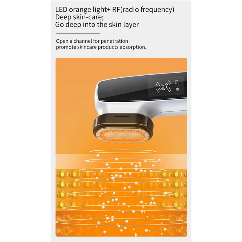 A94E-RF&EMS مدلك الوجه الكهربائي أبيض وأسود البلاستيك المضادة للشيخوخة إزالة التجاعيد الولايات المتحدة التوصيل