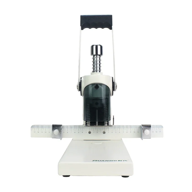 R-D401 Manual Heavy Single Round Hole Punch Desktop Puncher Professional Office Punching Machine Photo Tag Hole Driller Tool