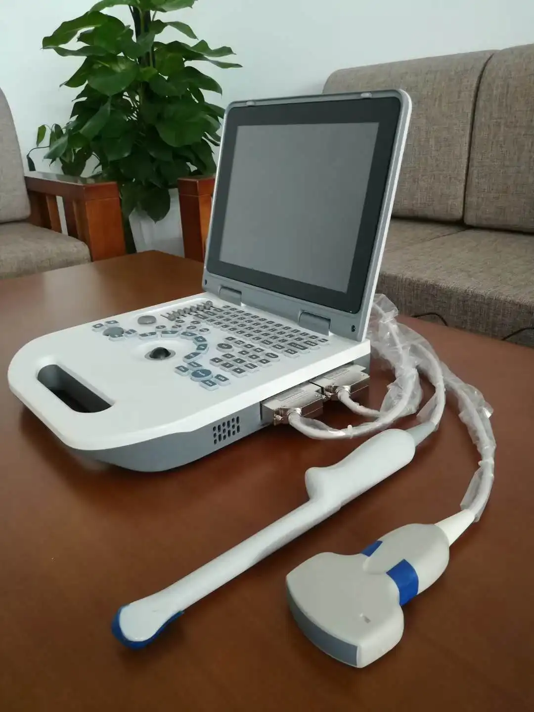 Cheapest and affordable Full Digital Black and White Portable Human and Veterinary Ultrasound Scanner factory price