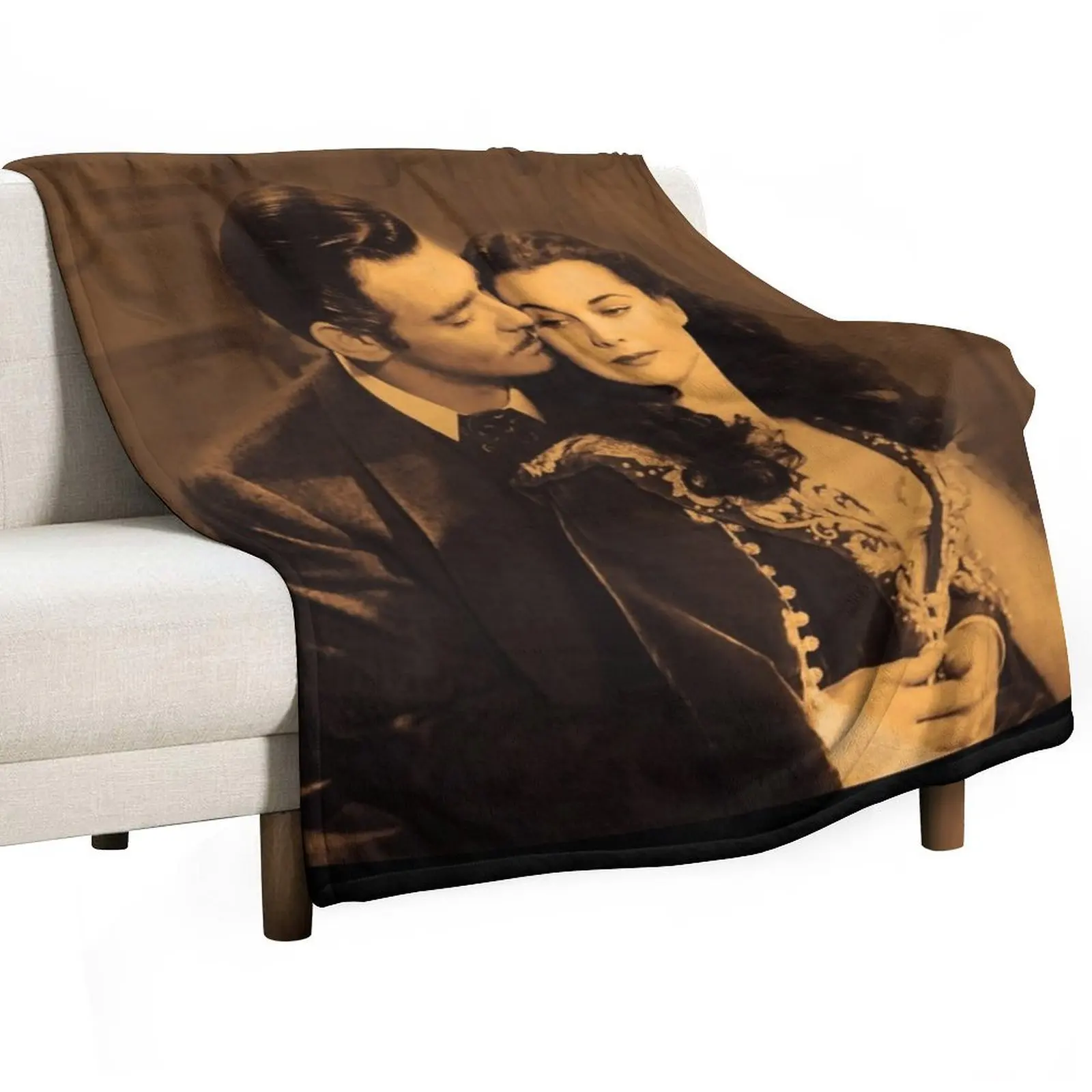 Gone with the Wind Throw Blanket Thins Thermals For Travel Furry Shaggy Blankets For Bed Beach Blankets
