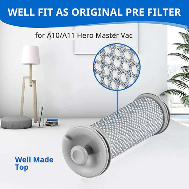 3-pak wymienny filtr wstępny do Tineco A11 Master/Hero A10 Master/Hero, bezprzewodowy odkurzacz Tineco Pure ONE S11/S12