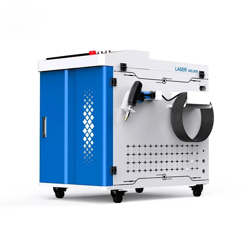Multifunctional 3in1 1.5kw Handheld Portable Fiber  Welding Cutting Cleaning Machine With Automatic Wire Feeding