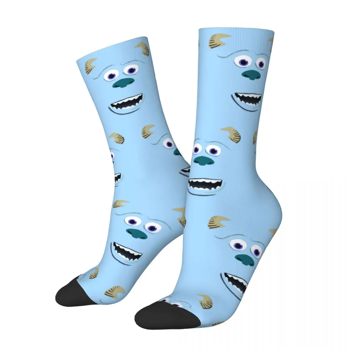 New Men's Socks Hip Hop Monsters Inc. James P. Sullivan Sock Polyester Skateboard Women's Socks Spring Summer Autumn Winter