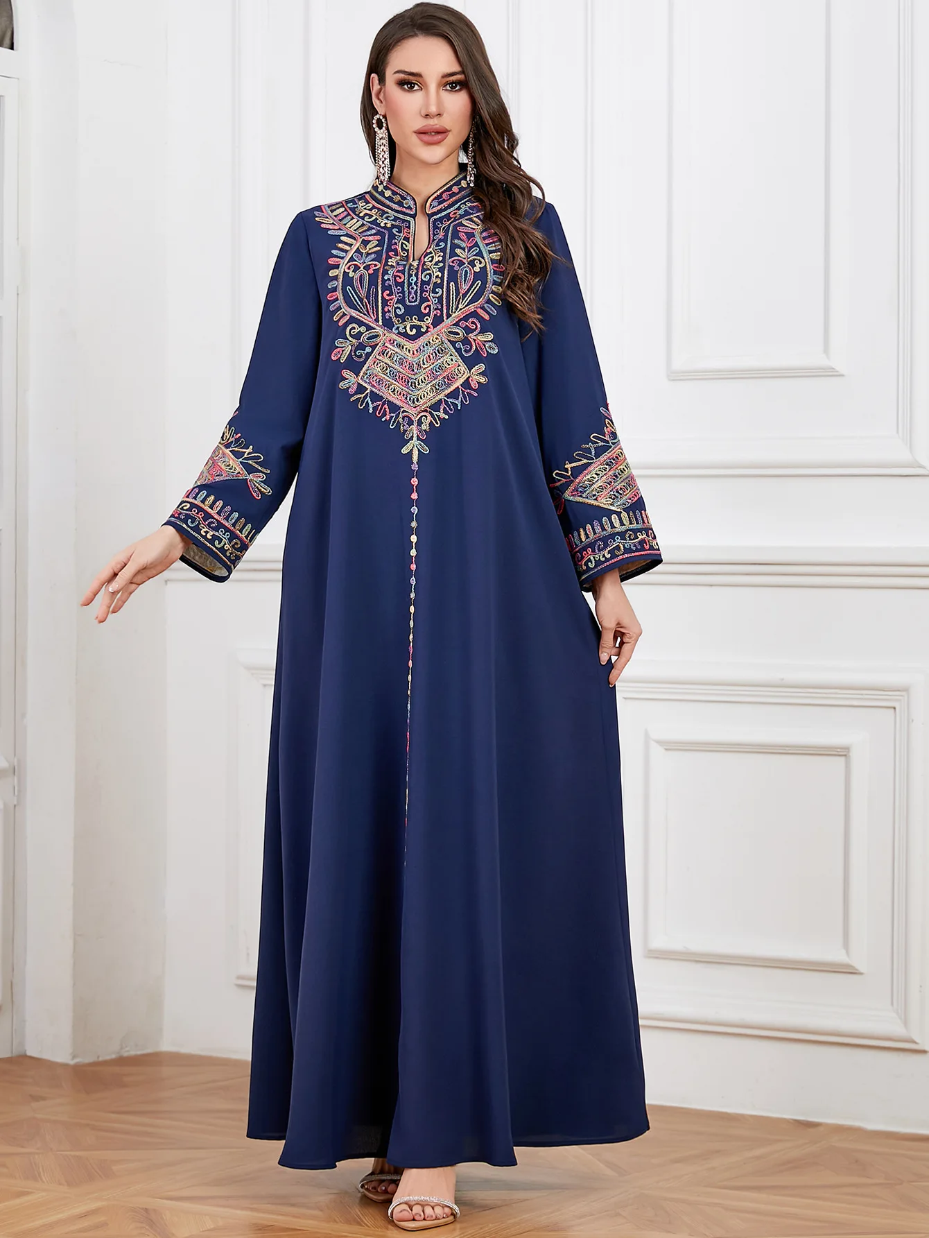 Femme Musulmane Vestidos Jalab - огляд і ціна Embroidery Kebaya