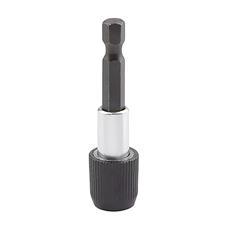 Adaptateur magnétique à changement rapide pour perceuse électrique, porte-embout de tournevis, tige hexagonale 1/4, dégagement, 60mm