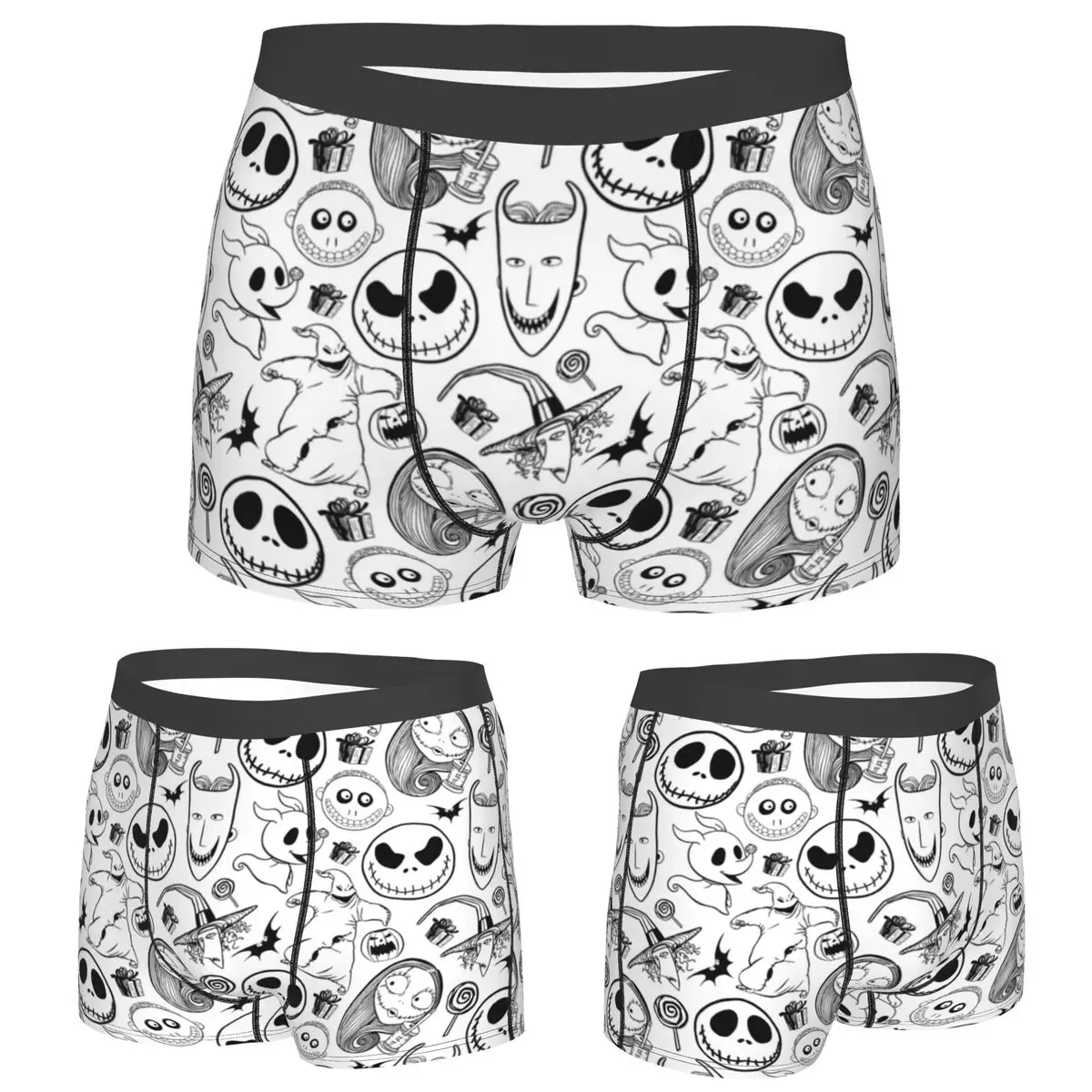 

Boxer Underpants Shorts Nightmare Before Christmas Panties Men Comfortable Underwear for Homme Man Boyfriend Gifts