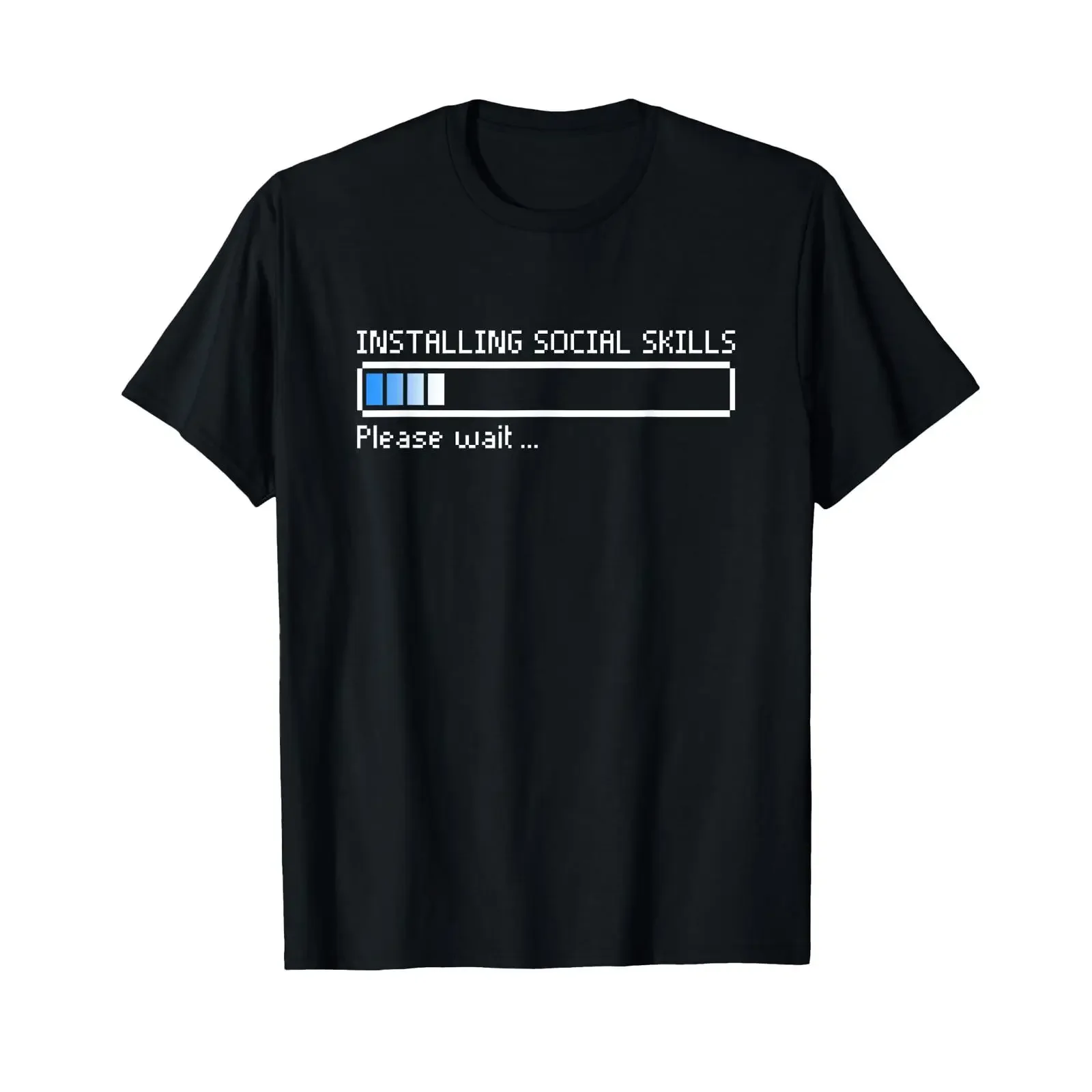 Sponsored Ad Installation of Social Skills Funny Programmer Introvert T Shirt vintage Washed homme graphic Stretched Unisex