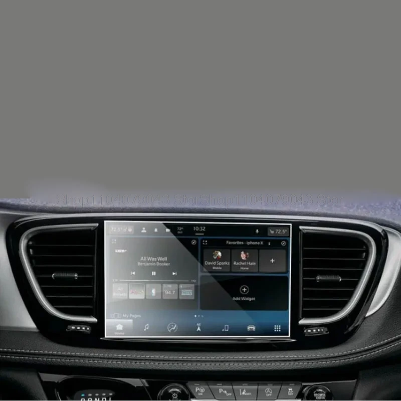 Tempered glass  protector  film For Chrysler Pacifica 2021-2023 10.1inch car gps Navigation LCD screen anti-scratch accessories