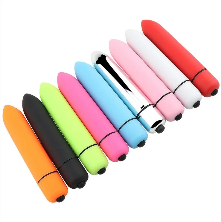 Adult sexual products ten frequency multi frequency vibration pointed frosted bullet silent waterproof strong vibrator