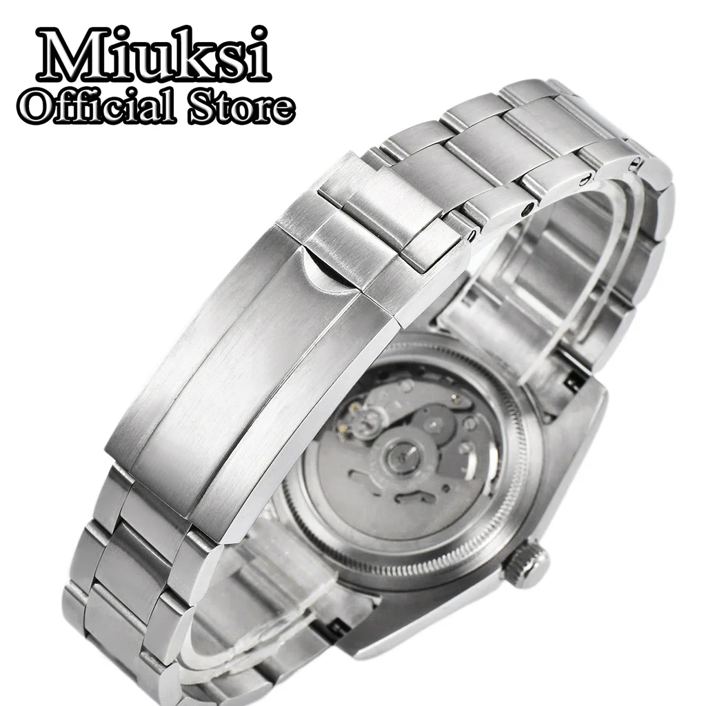 Miuksi NH35 Customized 36mm 39mm Mechanical Watch Fit NH35 Miyota 8215 Movement Automatic Sapphire Waterproof Wristwatch