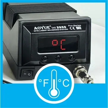 2026 جديد Aoyue 2950 محطة لحام اثنين في واحد نظام دمج مايكرو لحام وعاء لحام وظائف أدوات لحام