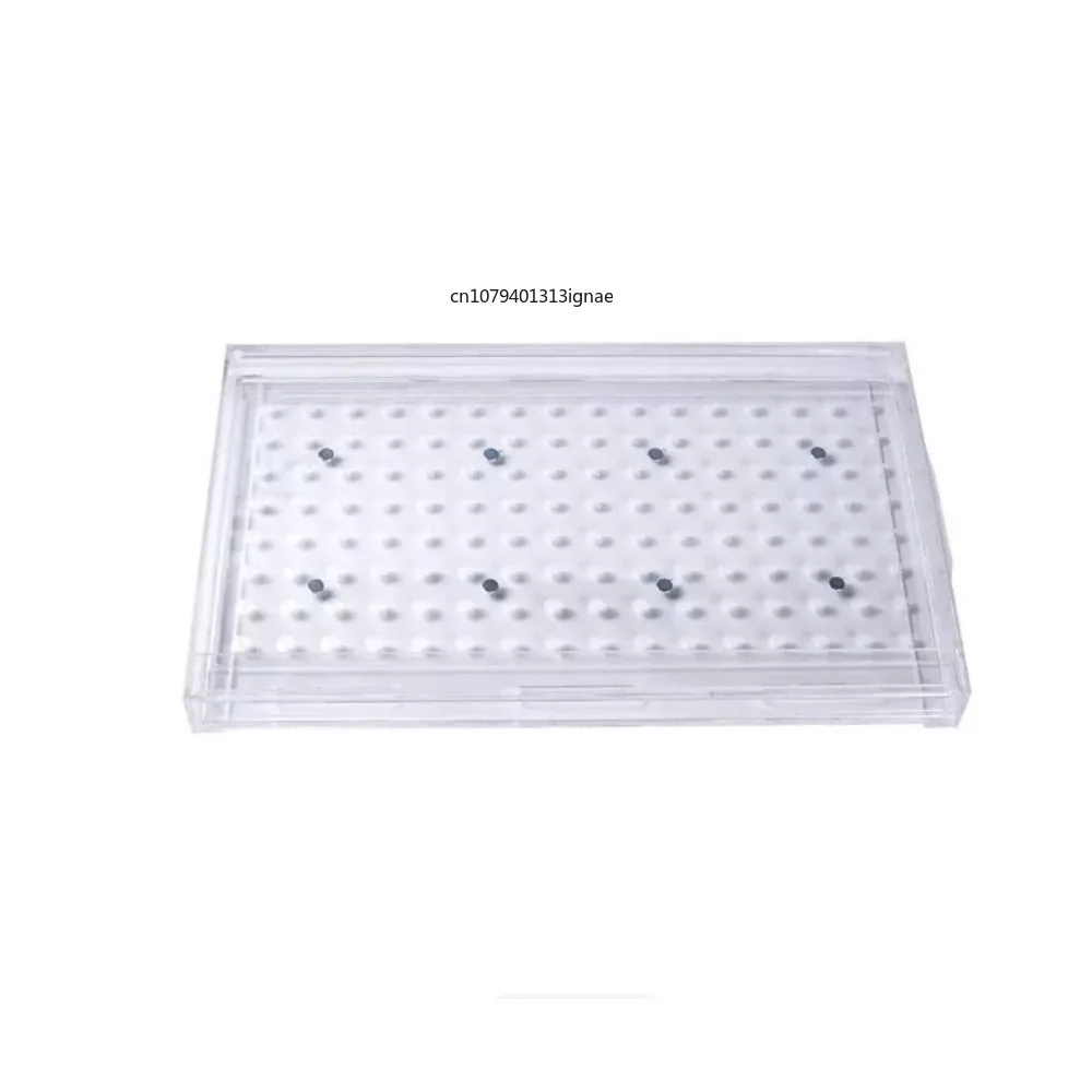 Acrylic Manual Seed Sower 32/50/72/98/105/162/200  Holes - Efficient Seeding Tool for Seedling Tray Garden Nursery Planting