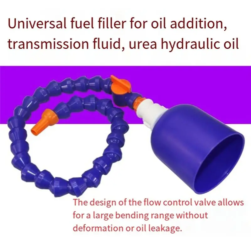 A19F-25.6In Bendable Transmission Funnel With Switch,Multi-Purpose Funnel Is Suitable For All Automotive Oil,Transmission Oil