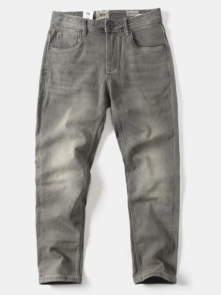 

Ретро глаза, повседневная прямая эластичная рабочая одежда, джинсы, тяжелый вес, свободный крой, застежка-молния, молодежный тренд, свободные, удобные