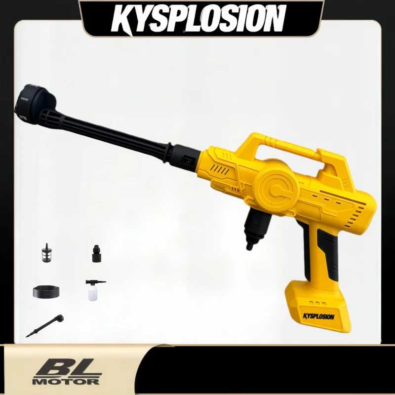 

Электрический пистолет для мойки высокого давления 6 в 1, электрический пистолет для мойки сада, распылитель воды для батареи Dewalt 20 В