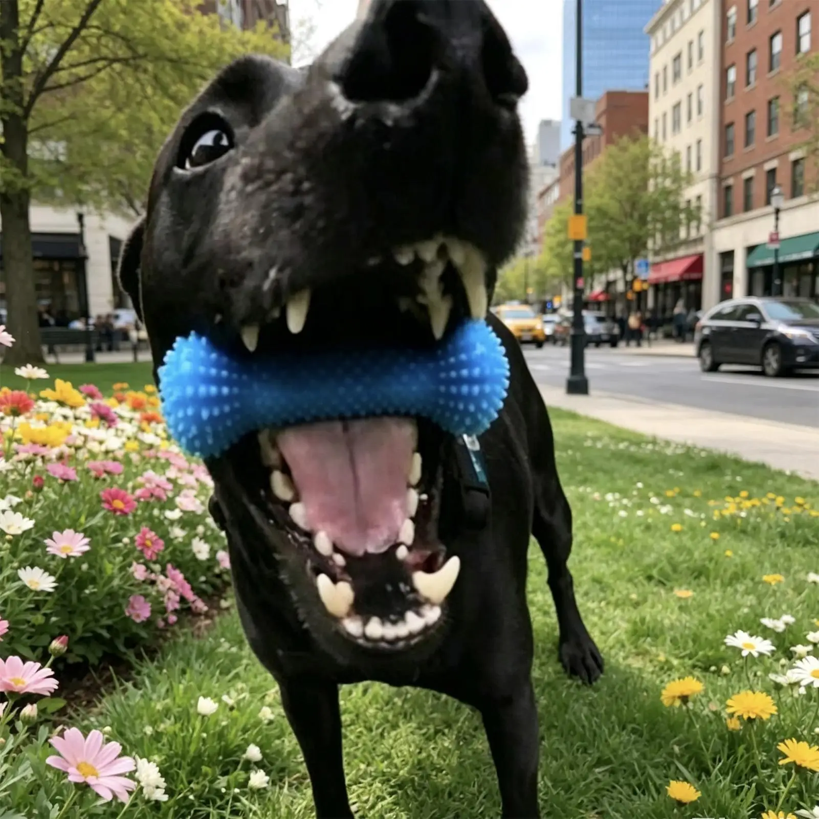 Brinquedos para escovar os dentes dos cães, palitos para mastigar, abridor de boca, artigos para animais de estimação, bola interativa com dispensador de petiscos para cães e cachorros de diversas raças, para uso doméstico.