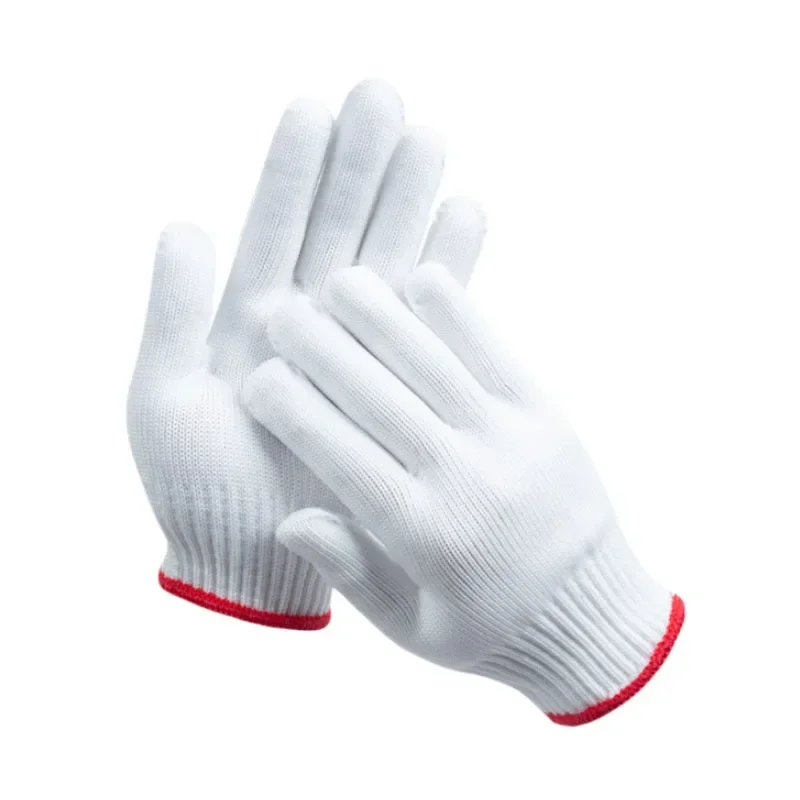 12PCS Car maintenance labor protection gloves cotton thread wear-resistant yarn work gloves wool quality cotton hand socks