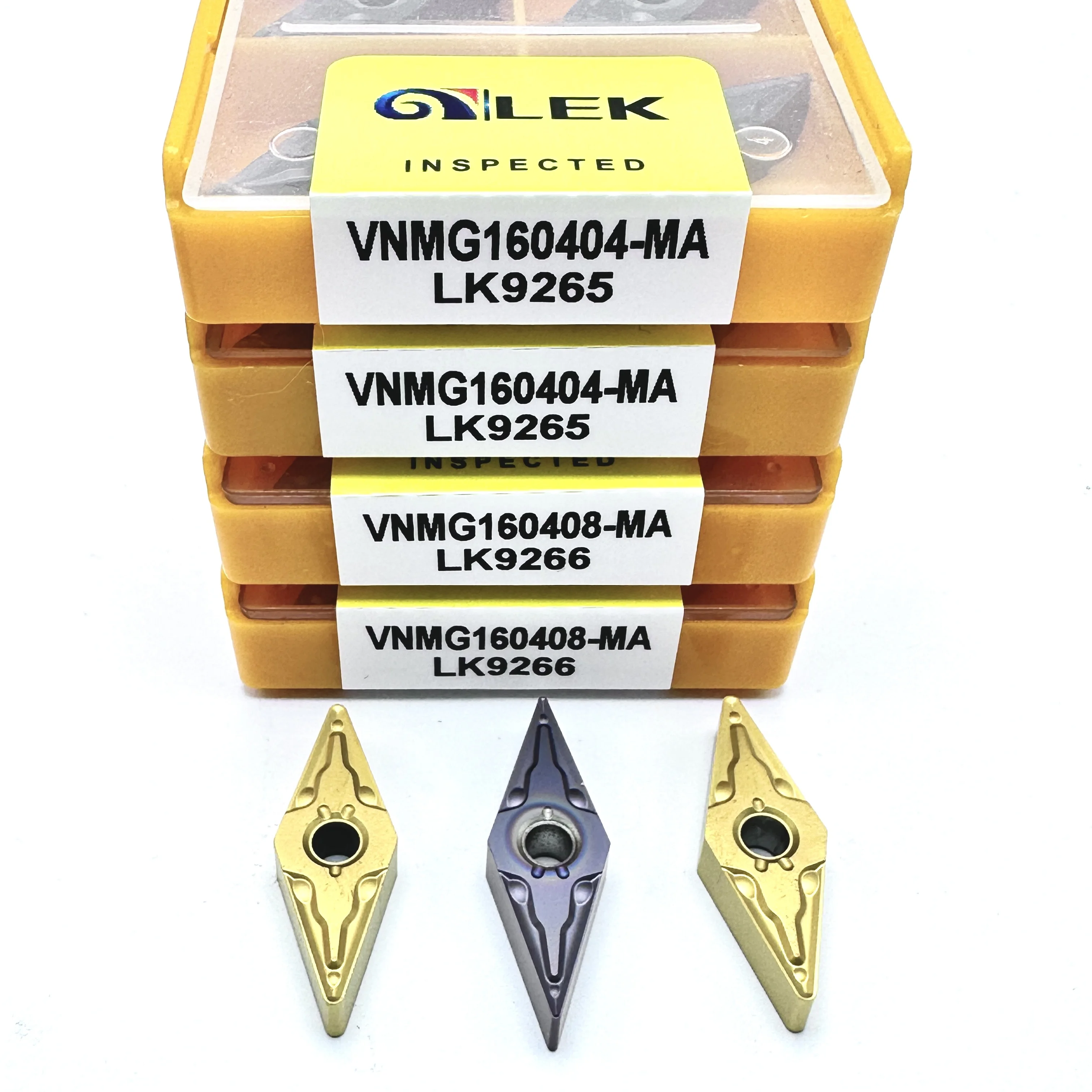 VNMG160404 VNMG160408 MA LK9265 External Turning Tool Carbide Insert Cutting CNC Lathe Tools Turning Insert Steel processing