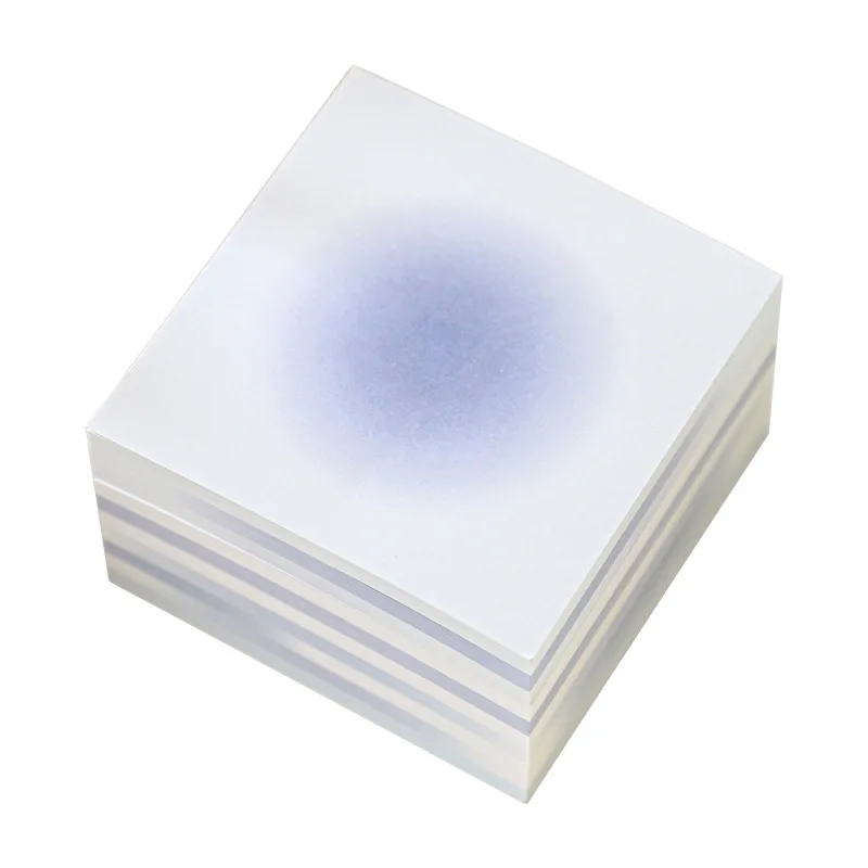 Material Papel para notas gradiente, notas na série Sunset, 400 folhas, 6pcs