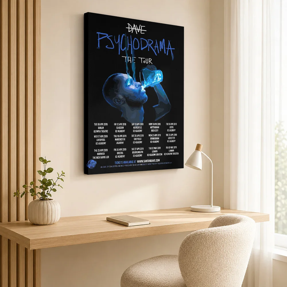 Collage of Green Day's American Idiot Album Framed Canvas Poster Personalized Retro Music Wall Paintings Decoration for Studio