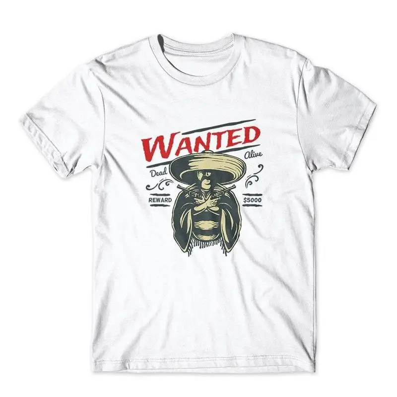 

Wanted T Shirt 100 Cotton Premium NEW