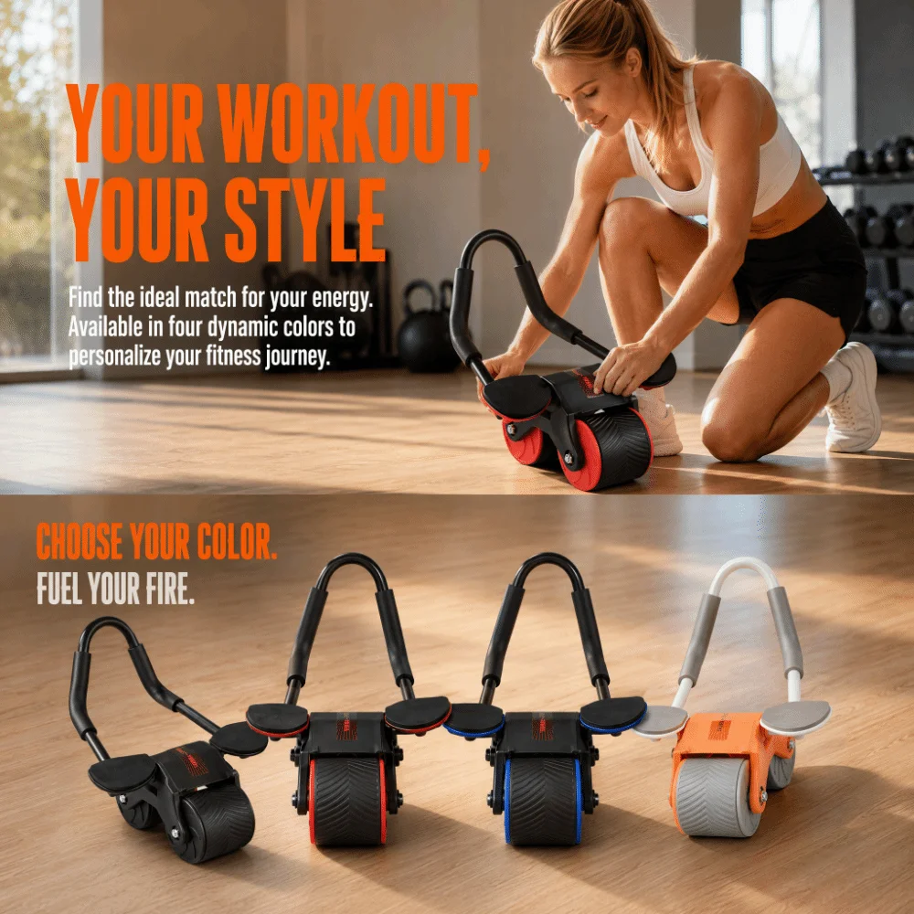 Ab Roller Wheel - Автоматический ролик для пресса с функцией