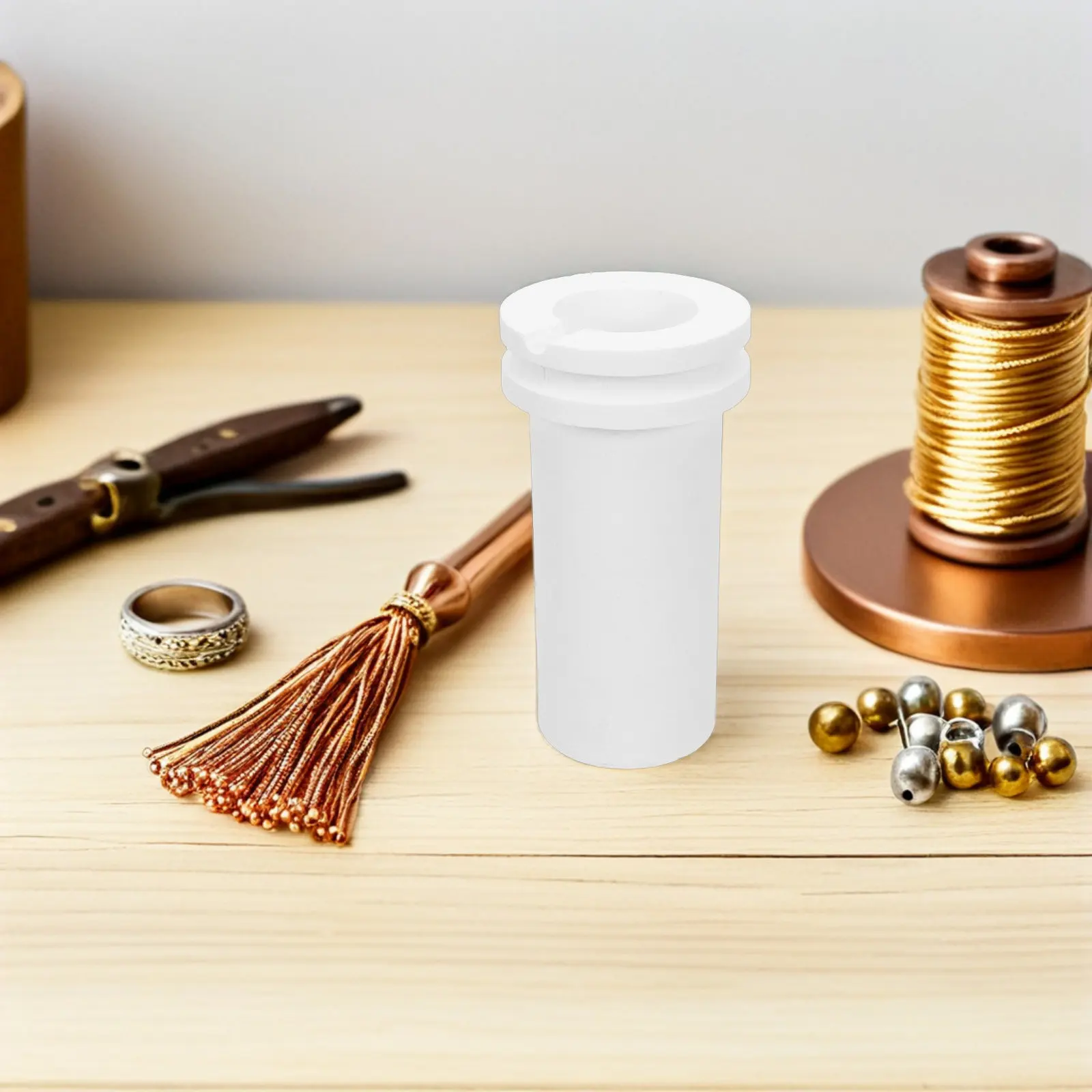 

Quartz Crucible for Jewelry Making High Temperature Resistance Melting Pot Gold Silver Copper Casting Tool Smelting Crucible