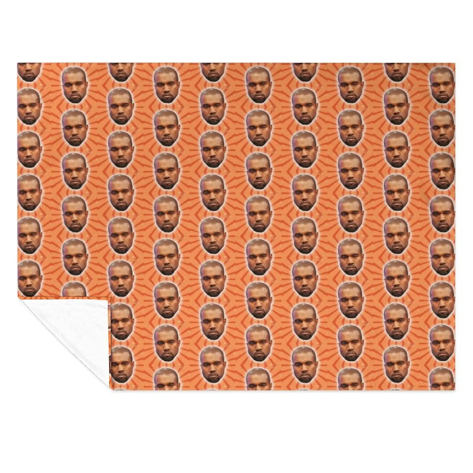 

Kanye west meme face Throw Blanket for winter Luxury Cute manga Blankets