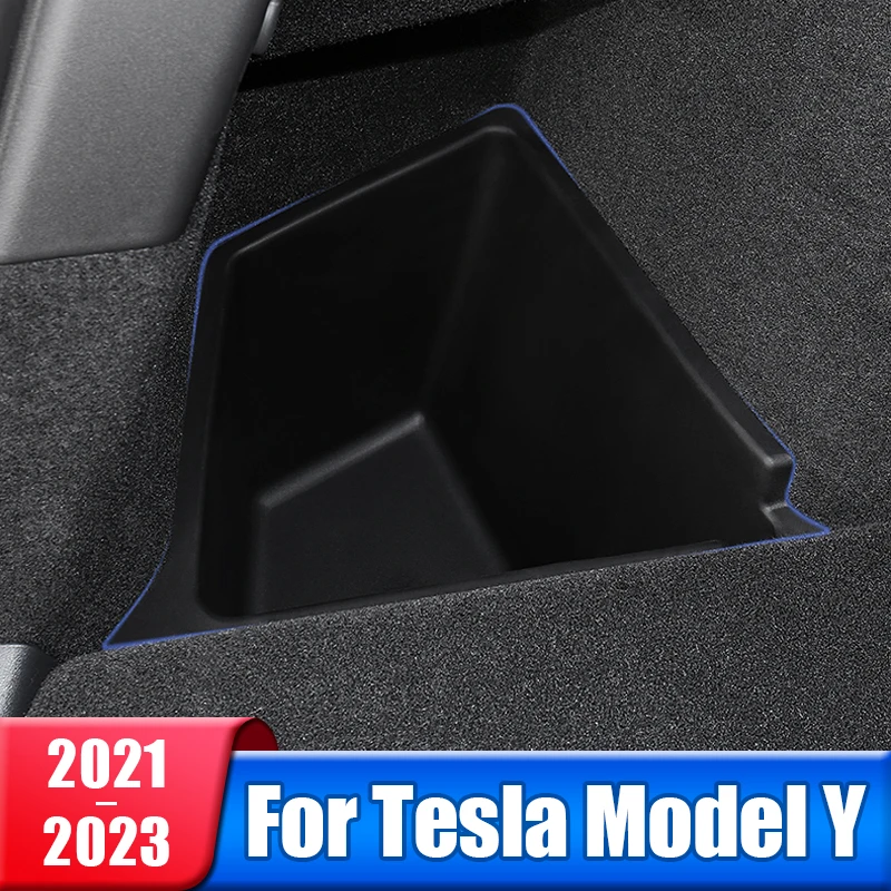 

Боковой ящик для хранения в багажнике автомобиля Tesla Model Y 2021 2022 2023 вместительный Огнетушитель перегородка аксессуары
