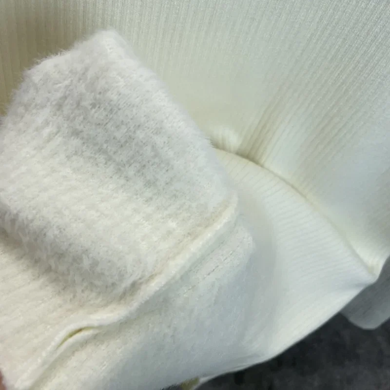 Roll kragen pullover Winter pullover Frauen elegant verdicken Samt gefüttert warm Sueter gestrickt Pullover schlanke Tops Jersey Strick pullover neu – Detail 19