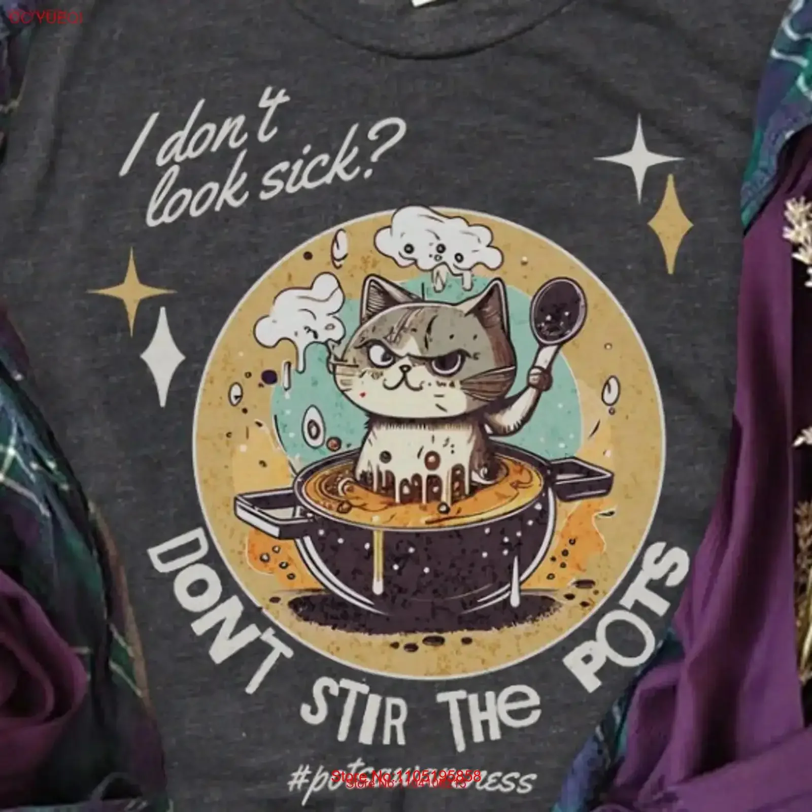 

Футболка POTS Awareness Don't Stir the You Look Sick Invisible Illness Disability Spoonie, винтажная стильная унисекс