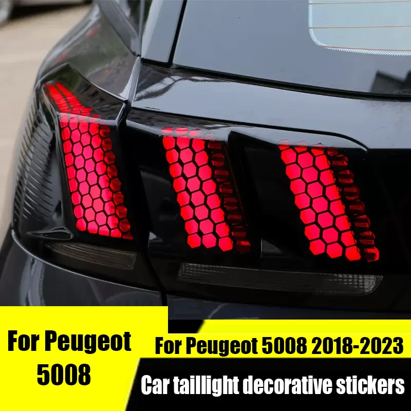 For Peugeot 5008 2023 2022 2021 2020 2019 2018 2017 Car taillights decorative and decorative car supplies car stickers