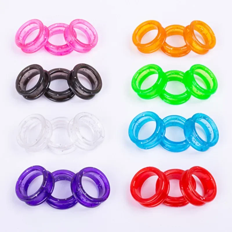 Professional Pet Grooming Scissors Colorful Ring Set Fit for Dog Cat Hair Cutting Shears Hair Scissors Silicon Rubber