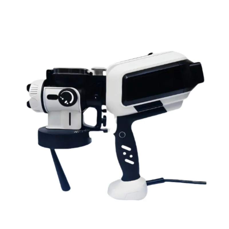 Светодиодный электрический пистолет-распылитель с верхней подачей, высокий распылитель, латексная краска, специальный цвет, стальная краска, мешок для воды, песок, дом