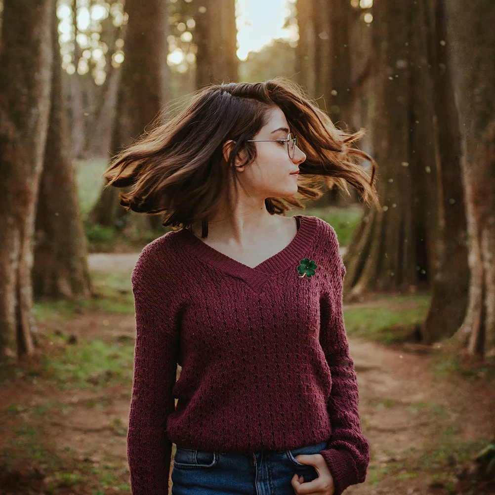 

3pcs Vintage Brooch Green Alloy Pin Clothing Accessory Decorative Jewelry For Women Girls Dress Hat Handbag