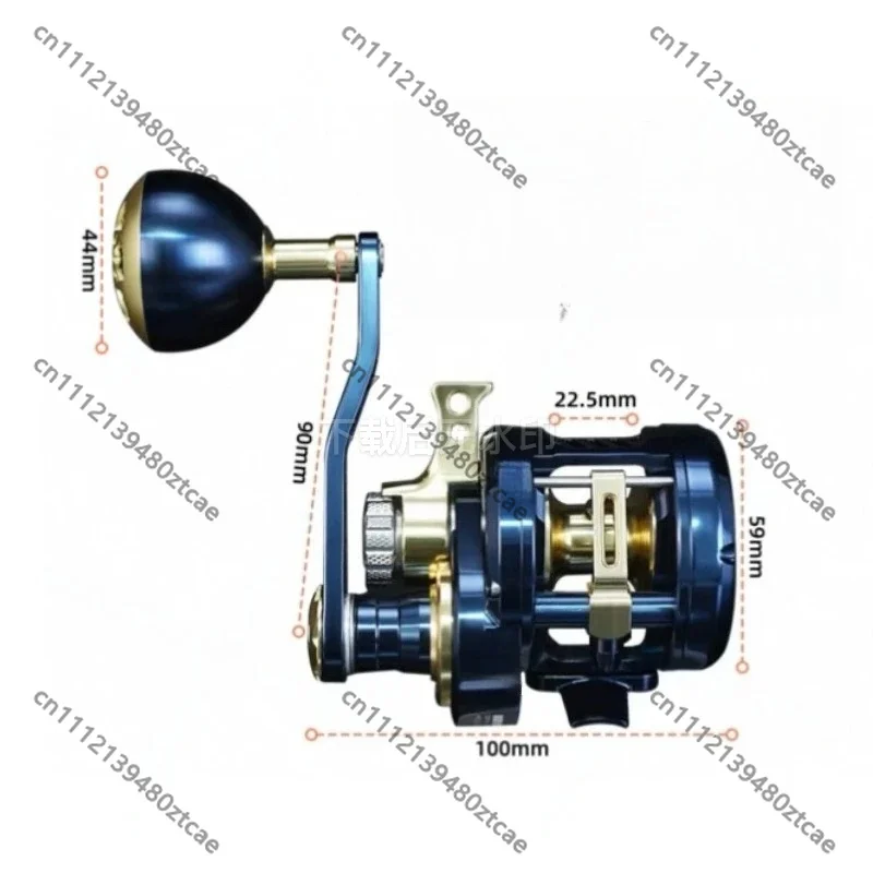 All-Metal Marine Starting Drum Wheel, 25Kg Load, High Power