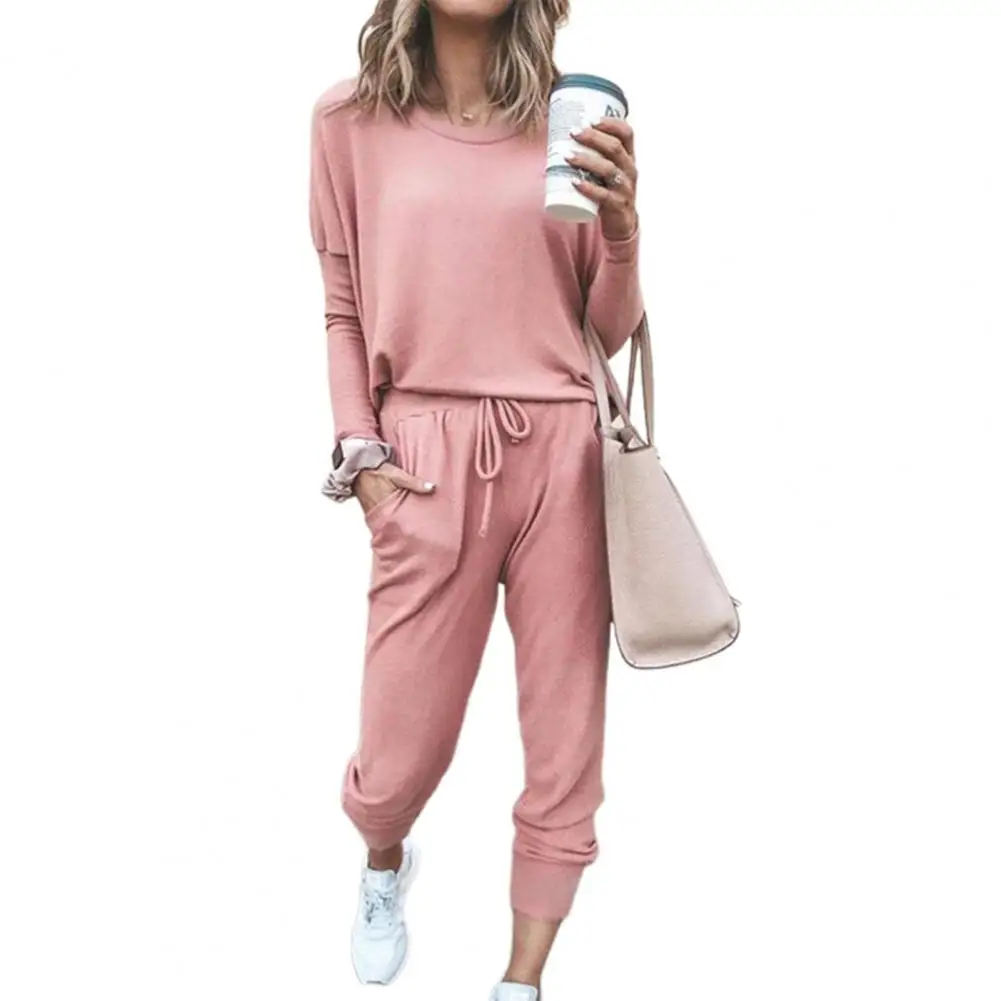 2022 Winter Casual Lounge Wear Women Tracksuit 2 Piece Set Loose Lounge Sets Ladies Sweat Suit Outfits Female