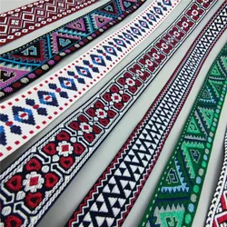3cm Senior Ethnic Style Edge Decoration Ribbon Fabric Jacquard Decal Home Textile DIY Clothing Sewing Supplies Craft Accessor