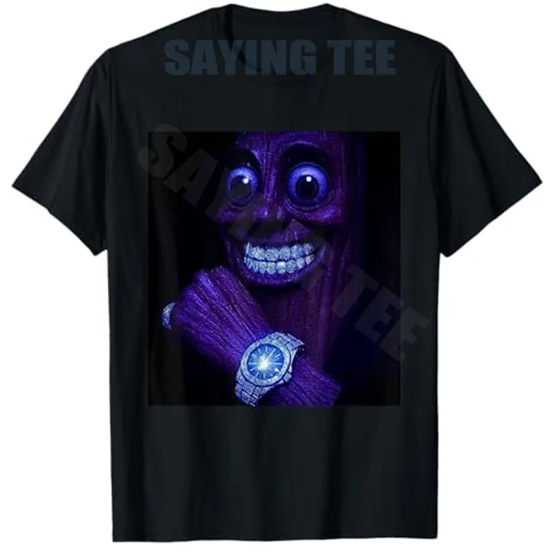 Tung Sahur Smoking Tuff Italian Brainrot T-Shirt Y2k Art Tung-Sahur John Pork Howling To The Moon Ästhetische Kleidung Amir Cantina – Detail 3