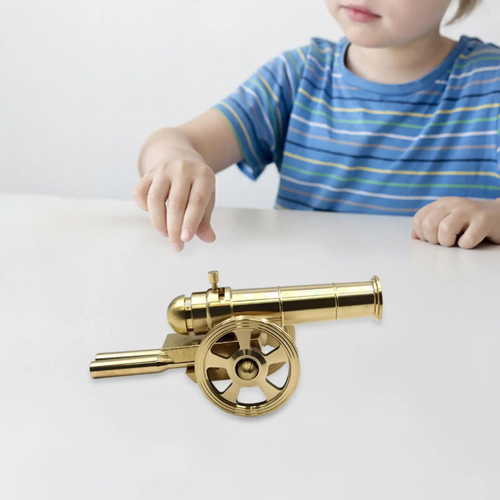 

Cannon Model Decorative Accent Solid Brass Cannon for Indoor Table Gifts